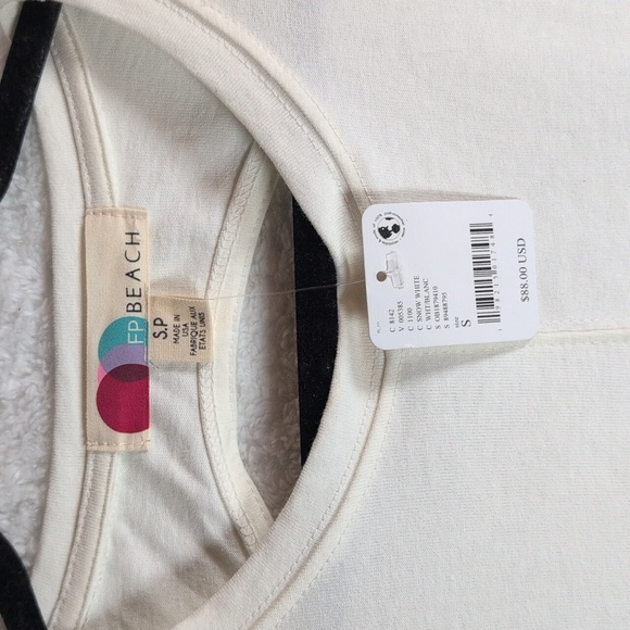 Nwt Free People Sleeveless White Maxi Dress - Picture 3 of 6